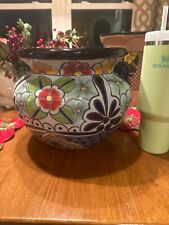 talavera mexican pottery Brand New beautiful Talavera planter. Hand painted from picture