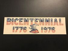 VINTAGE 1776 / 1976 UNITED STATES OF AMERICA USA BICENTENNIAL BUMPER STICKER  picture