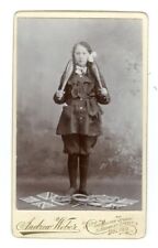 Exercise, Physical Culture CDV - Girl with Indian Clubs picture