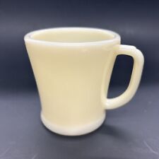 Fire King Oven Ware 1940s Flat Bottom Ivory D Handle Mug picture