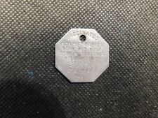 AGAINST RABIES MILWAUKEE, WISCONSIN DOG TAG   e1389UCX picture