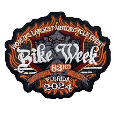 2024 Bike Week Daytona Beach Official Logo Patch picture