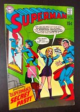 SUPERMAN #218 (DC Comics 1969) -- Silver Age Superheroes -- FN picture