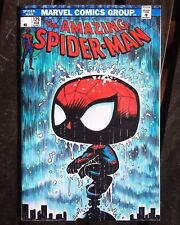 Spider-Man in the Rain - Original Funko Style Sketch Blank Variant Cover picture