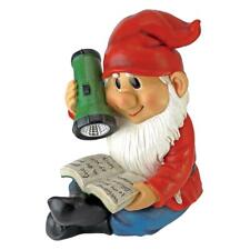 Reading By Flashlight Love Grows Solar Powered Light Garden Gnome Yard Sculpture picture