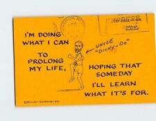 Postcard I'm Doing What I Can To Prolong My Life Man Exercising Art Print Card picture