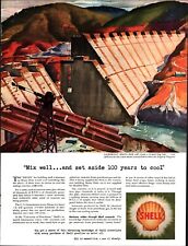 1942 Shell Gasoline Vintage Ad mix well and set aside 100 years to cool E7 picture