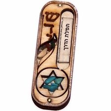Star of David Car Mezuzah with Scroll picture