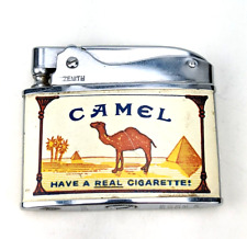 Vintage 1960s Camel Cigarette Lighter Advertising Logo Slogan Zenith REPAIR #C1 picture