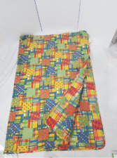Vintage JCPenny 720-2682 Patchwork Quilt Twin, size 60x79 Primary Colors picture