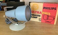 PHILIPS ULTRAPHIL HEALTH LAMP TYPE KL2866 SILVER/BLUE STEEL VINTAGE WORKING picture