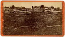 IOWA SV - Grinnell Tornado - Wrecked Homes - DH Cross c1882 picture