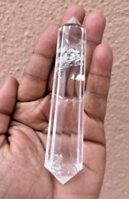1Pcs Clear Quartz Double Terminated Point Crystal Gifts Healing Crystal, Size 5