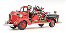 1938 Red Fire Engine Ford 1:40 iron Model picture