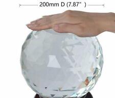 Clear Cut Crystal Sphere 50-200MM Faceted Gazing Ball Prisms Suncatcher Home picture