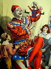 RINGLING BROS ORIG 1966 FAVORITE CLOWN MUSEUM POSTER FROM 1917 PRE BARNUM BAILEY picture
