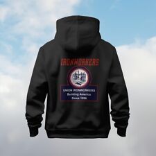  Ironworkers structural ornamental crane hoodie Sz S, M, L, XL XXL IRONWORKER  picture