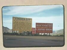 Vintage 1950s Virginia City Gold Mining Tourist Signage Lot Of 4 35mm Slides picture