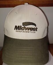 Midwest Seed Genetics Strapback Hat Farm Adjustable picture