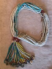 (B) Vintage Fulani Nigeria Glass Bead Necklace picture
