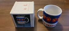 Vtg 4 Star Teacher Appreciation Coffee Mug Gift School Apples W/ Box Rare 1986 picture