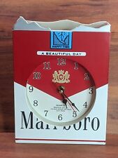 MARLBORO Cigarette Happy Times “A Beautiful Day” CLOCK New Motor Works Well  picture