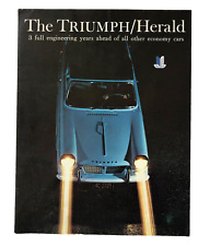 Triumph Herald Sales Brochure Circa 1960 Poster Engineering Michelotti Vintage picture