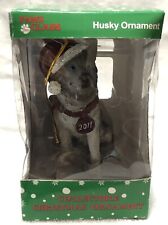 NEW Paws Claus Vintage 2011 SIBERIAN HUSKY 3in Collectible Christmas Ornament   picture