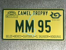 Camel Trophy Land Rover number plate/convoy plaque - MM95 CT96 CT97 CT98 picture