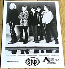 STYX  Press Promo Alliance Artists Ltd Music Photo Chicago Rock & Roll band 8X10 picture