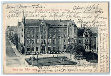 1906 Hotel Kaiserhof Greetings from Hildesheim Germany Antique Postcard picture