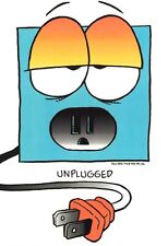Postcard Emotional Face-offs Moods Novelty Unplugged Art Illustration picture
