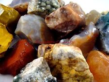 AGATE AND JASPER MIX Rough Rocks - 1 Lb Lots - Tumbling, Crafts, Cabbing, NICE picture