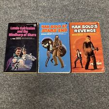 STAR WARS Books Vintage Lot of 3 : Hans Solo Lando Calrissian picture