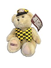 2002 Hershey's Times Square NY Taxi Teddy Bear w Vest & Hat Plush Doll 9