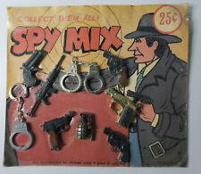 Vintage Spy Mix  Old Gumball Vending Machine Display Card #73 picture