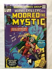 Marvel Chillers #1 Modred the Mystic Vintage Silver Age 1975 KEY Nice Condition picture