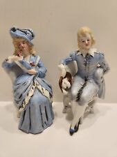  GERMAN bisque PORCELAIN FIGURINES hand painted 17th c.costumes c1880-1910 A++++ picture