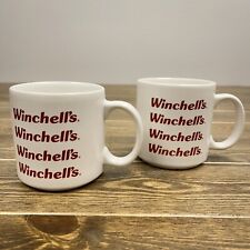 Winchell's Donut House Vintage 80’s Coffee Cup Mug Set of 2 picture