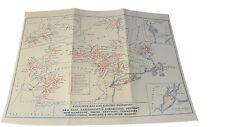 1920's Map Of Associated Gas And Electric Properties Consumers And Income Charts picture