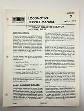 Dynamic Brake Regulator Module Locomotive Service Manual SD40-2 1983 EMD AA242 picture
