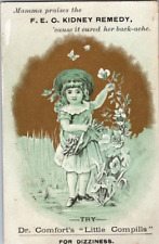 Trade Card Dr. Comfort's (Mamma Praises the FEC Kidney Remedy) Green S6D-TC-1158 picture
