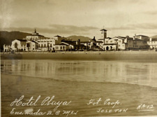 Hotel Playa de Ensenada Baja California Mexico RPPC Postcard Jack Dempsey 1920's picture