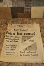 1974 April 25 Chicago Sun-Times Misprint Year.All 172 Pages Intact.READ picture