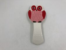 Ceramic 9in Valentine Owl Spoon Rest CC01B05010 picture