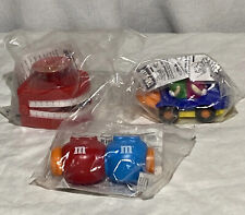 Set Of 3 Burger King M&M Kids Club Toys Chomping Teeth Giggle Stick Scoop Shoot picture