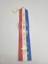 Vintage 1997 Boy Scout USA Ann. Week Award Of Merit And Honor Satin Ribbons New picture