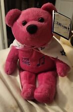 ELVIS Elvis-A-Rama The King Pink Teddy Bear Plush Stuffed Toy 8