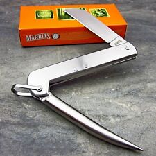 Marble's All Stainless Sailor's Marlin Spike Boat Riggers Folding Pocket Knife picture