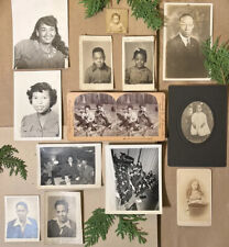 LOT 13 African American Photographs Cabinet Cards Photo Booth Variety Of Formats picture